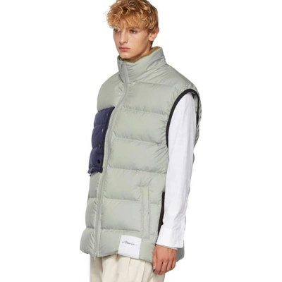 Shop 3.1 Phillip Lim Grey Oversized Down Vest In St062 Grey