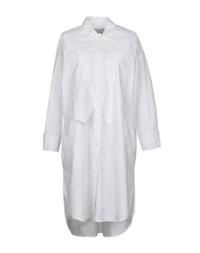 Shop Sea Knee-length Dresses In White