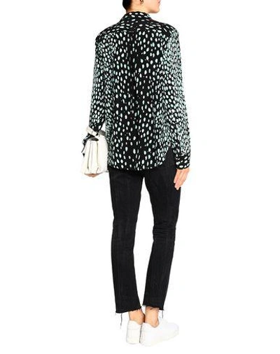 Shop Elizabeth And James Patterned Shirts & Blouses In Black