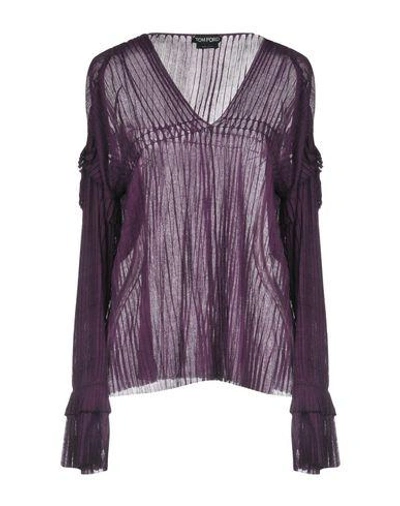 Shop Tom Ford Sweater In Purple
