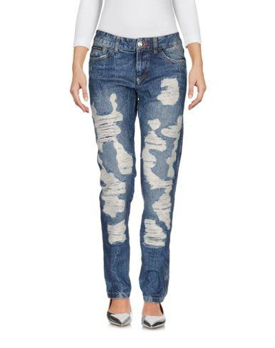 Shop Philipp Plein Jeans In Blue