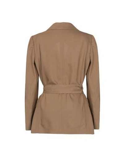 Shop Barbara Casasola Blazers In Camel