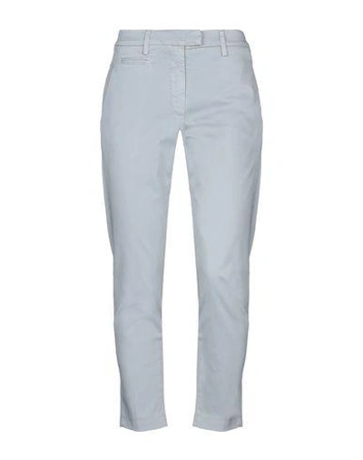 Shop Dondup Woman Pants Grey Size 26 Cotton, Elastane