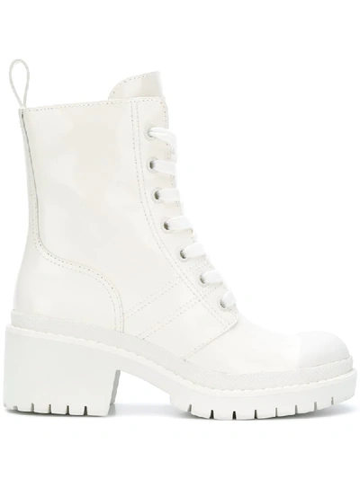 Shop Marc Jacobs Lace-up Ankle Boots - White