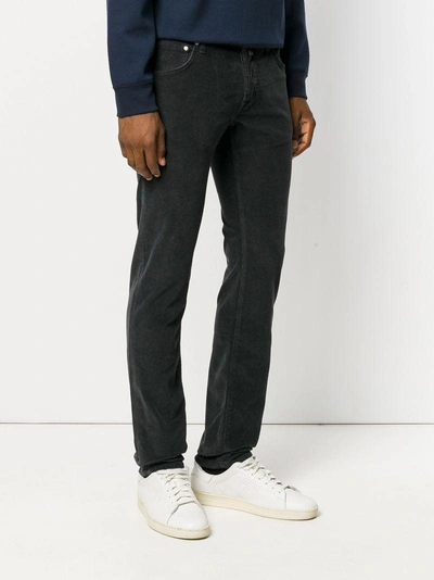 Shop Jacob Cohen Corduroy Trousers - Grey