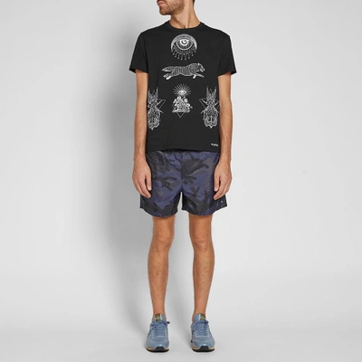 Shop Valentino All Seeing Eye Tee In Black