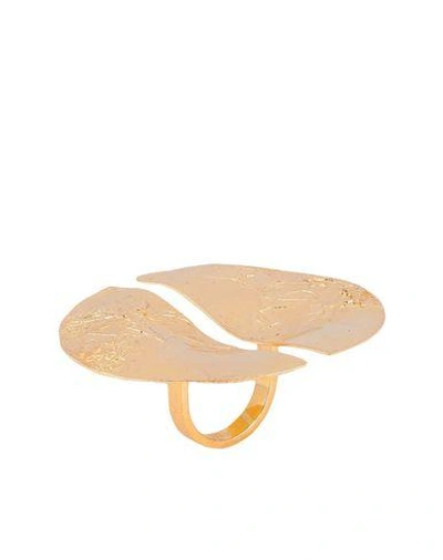 Shop Misho Rings In Gold