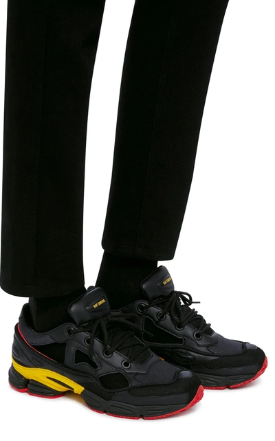 Shop Adidas Originals Rs Replicant Ozweego Sneakers In Black