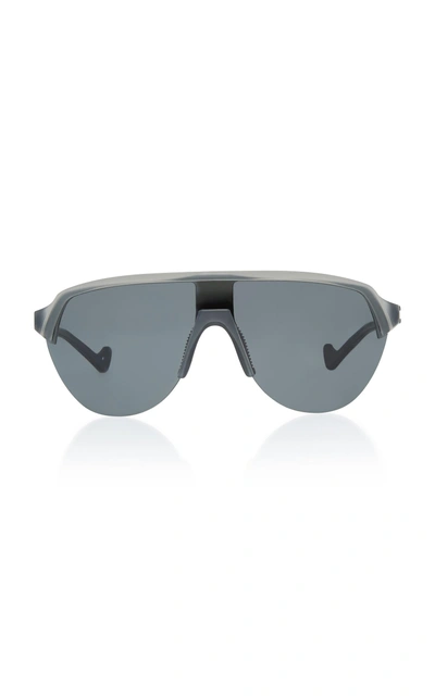 Shop District Vision Nagata District Sports Glasses In Grey