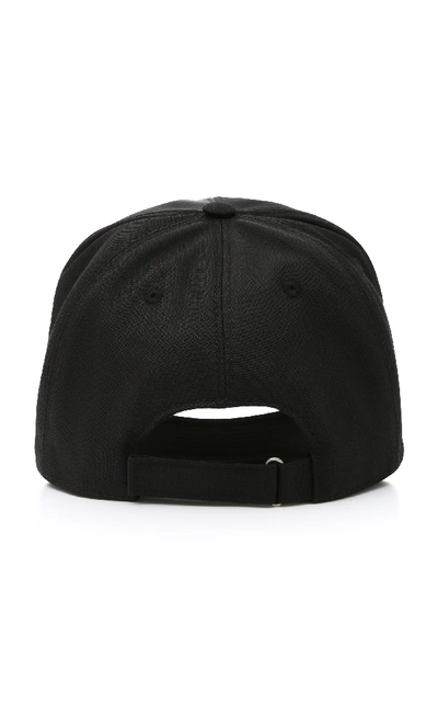 Shop Givenchy Rubber Logo Patch Hat In Black