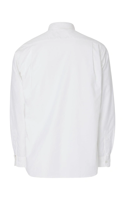 Shop Camoshita Button-down Oxford Dress Shirt In White