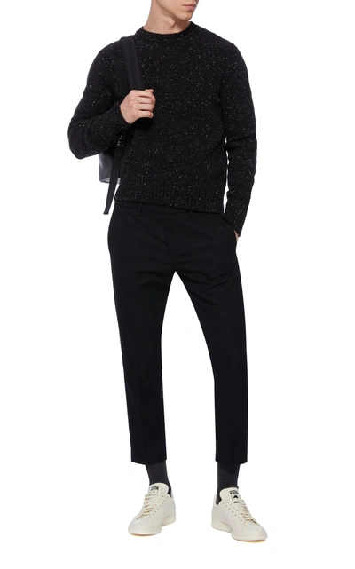 Shop Ami Alexandre Mattiussi Classic Cropped Trousers In Black