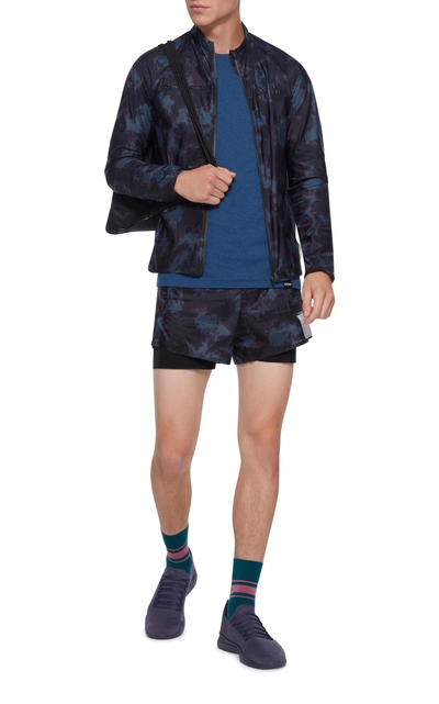 Shop Satisfy Ultra-light Running Jacket In Blue