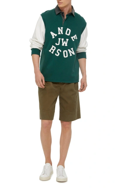 Shop Jw Anderson Belted Shorts In Green