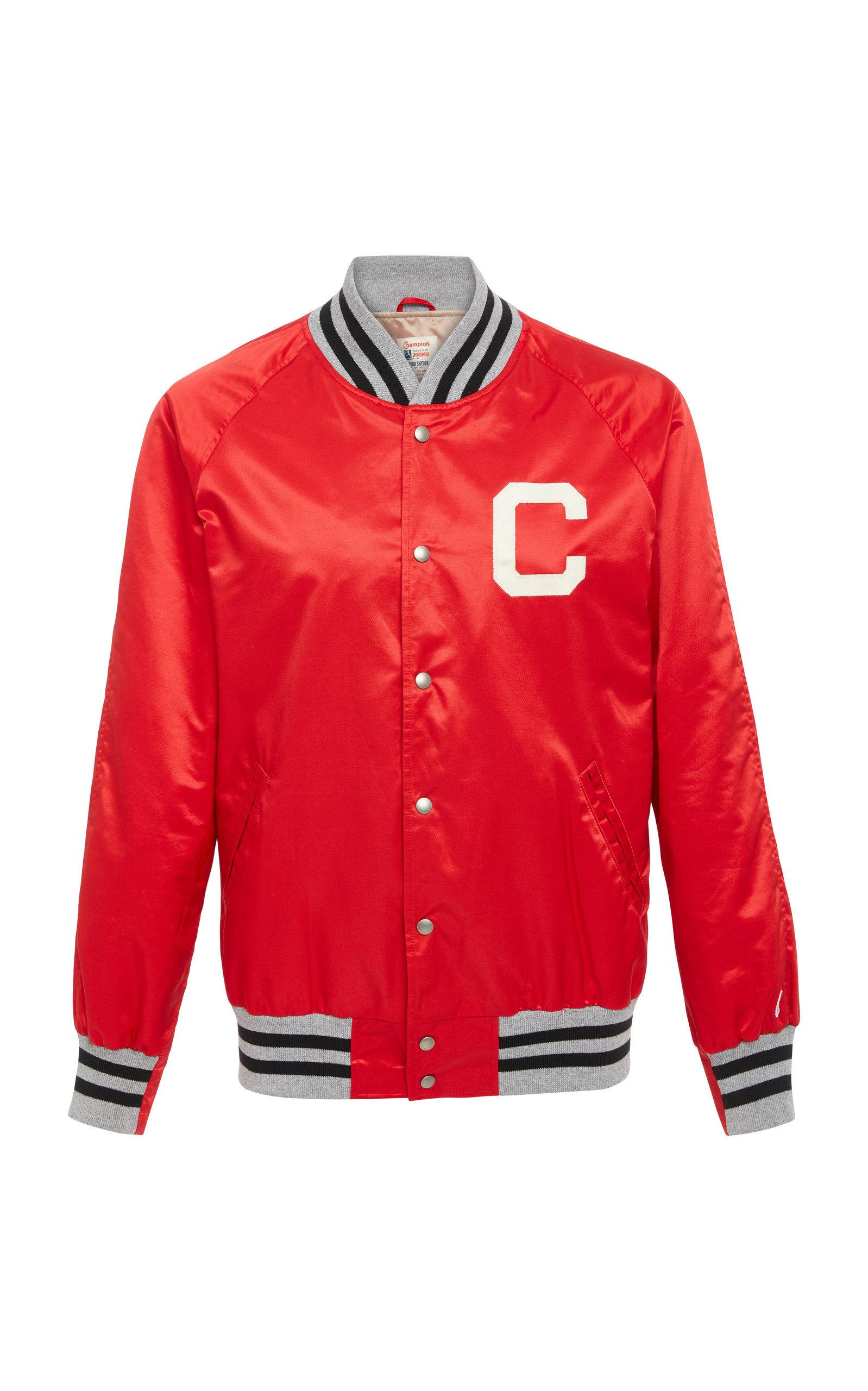 champion coach jacket red