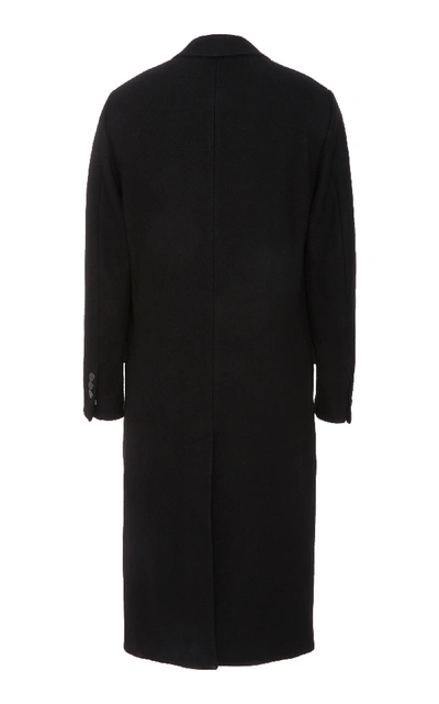 Shop Ami Alexandre Mattiussi Three-button Overcoat In Black