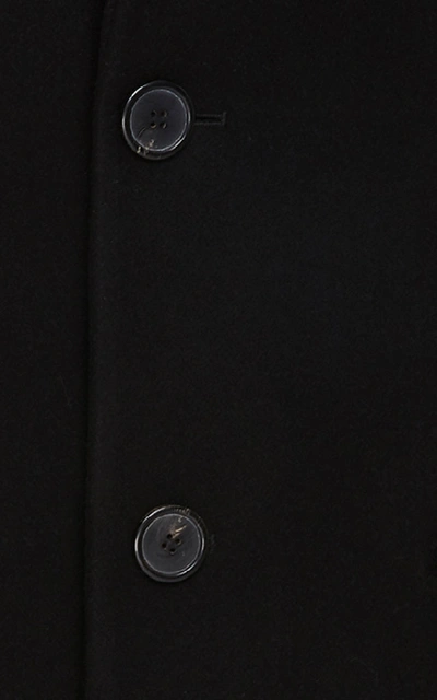 Shop Ami Alexandre Mattiussi Three-button Overcoat In Black