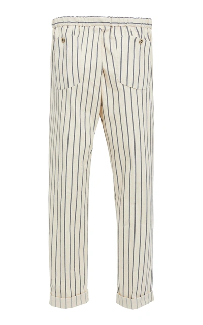 Shop Pt01 Slim Trousers In Stripe