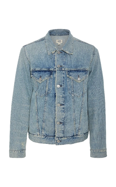 Shop Citizens Of Humanity Classic Denim Jacket In Blue