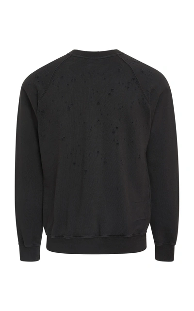 Shop Satisfy Roadie Moth Eaten Sweatshirt In Black