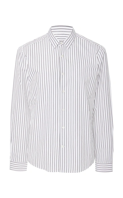 Shop Ami Alexandre Mattiussi Classic Striped Dress Shirt