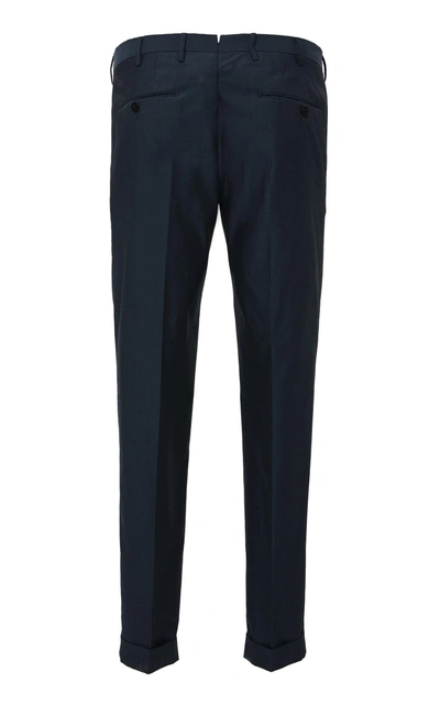 Shop Pt01 Slim Trousers In Navy