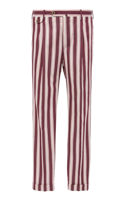 Shop Pt01 Slim Trousers In Print