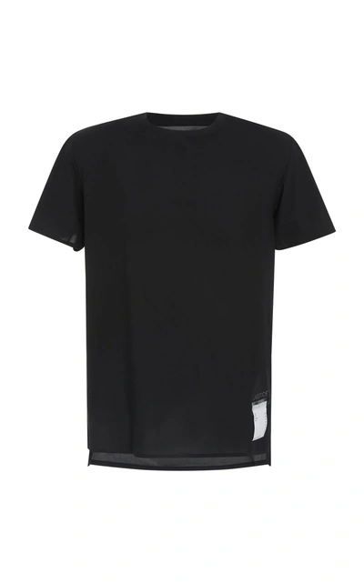 Shop Satisfy Justice Crewneck Tee In Black