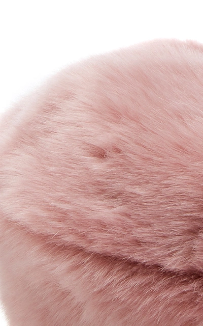 Shop Eugenia Kim Mishka Faux Fur Beret In Pink