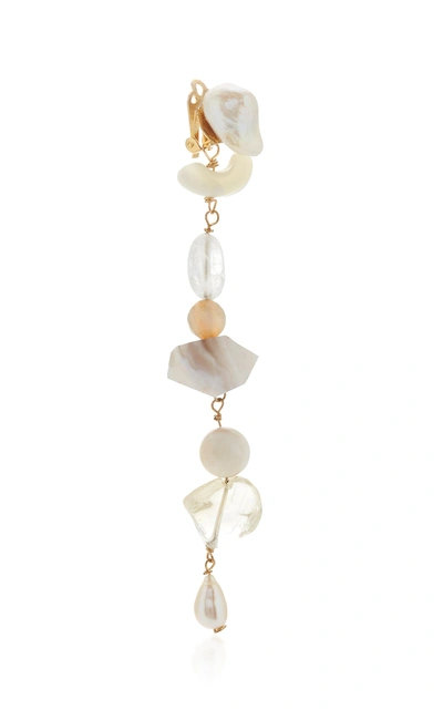 Shop Svnr Santorini Single Earring In White