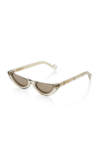 Shop Pawaka Empat 4 Cat-eye Acetate Sunglasses In Grey