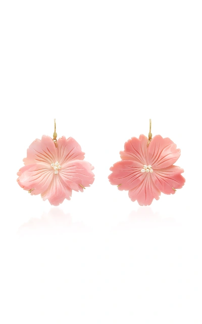 Shop Annette Ferdinandsen Exclusive: Wild Rose Pink Conch Shell Earring