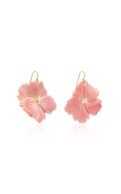 Shop Annette Ferdinandsen Exclusive: Wild Rose Pink Conch Shell Earring