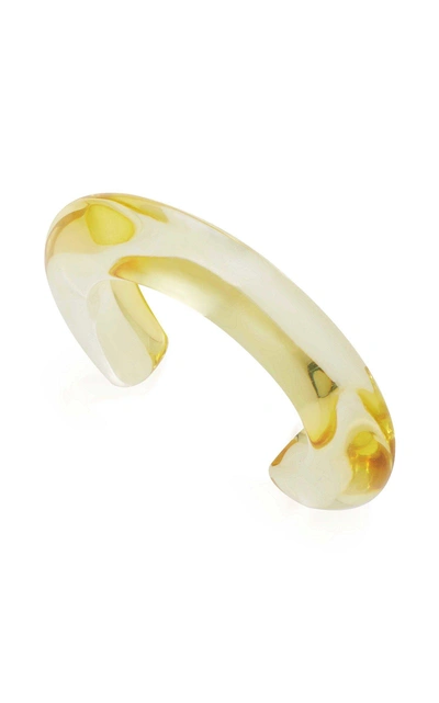 Shop Lizzie Fortunato Limoncello Ridge Cuff In Yellow