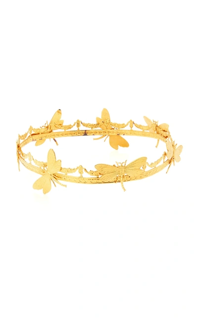 Shop Mordekai Dragonfly Crown In Gold