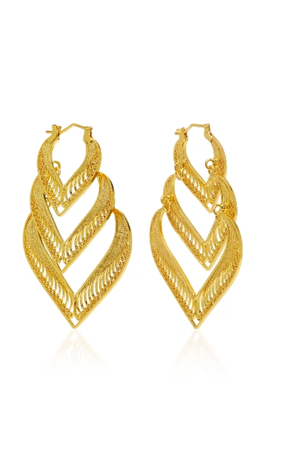 Shop Mallarino Kora Sterling Silver And 24k Gold Vermeil Earrings