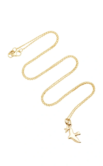 Shop With Love Darling Women's Two Birds 18k Gold Diamond Necklace