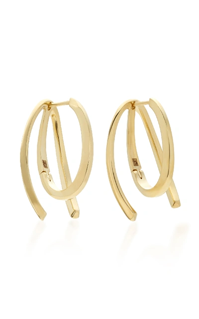 Shop Bea Bongiasca Honeysuckle 9k Gold Long Earrings