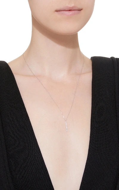 Shop Vanrycke 18k White Gold Diamond Necklace