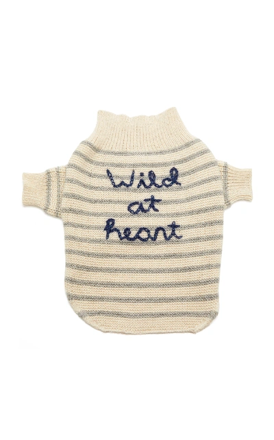 Shop Oeuf Dog Wild At Heart-sweater In Print