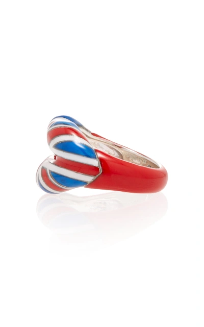 Shop Hot Lips By Solange Union Jack Hotlips Ring In Multi
