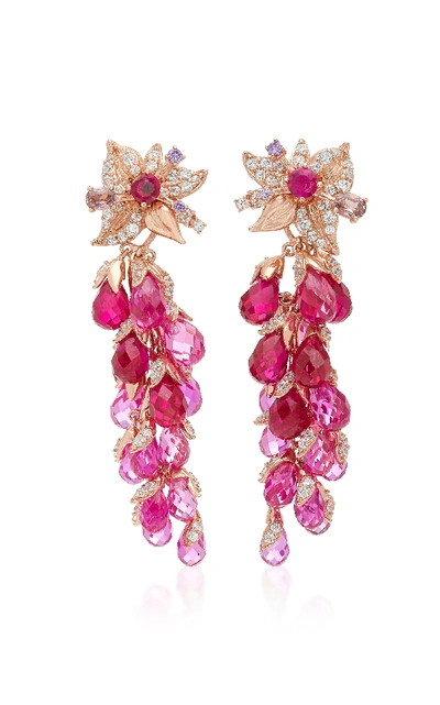Shop Anabela Chan Exclusive: Ruby Coralbell Earrings In Pink