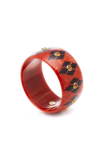 Shop Mark Davis M'o Exclusive: One-of-a-kind Rhona Bracelet In Orange