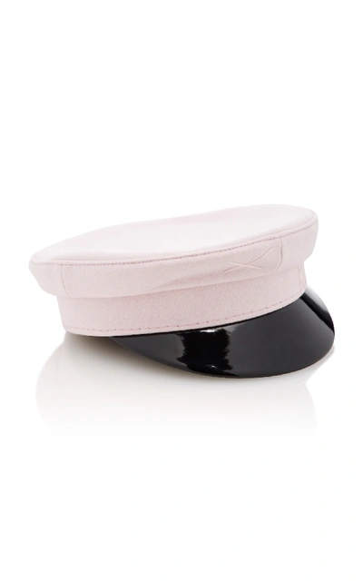 Shop Ruslan Baginskiy Hats Wool Baker Boy Cap In Pink