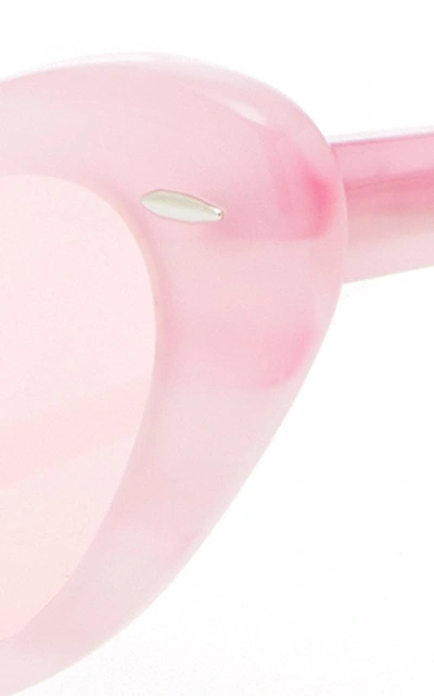 Shop Takesh Jadore Sunglasses In Pink