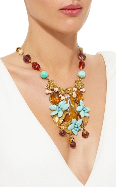 Shop Lulu Frost One-of-a-kind Gold Foiled Glass Necklace