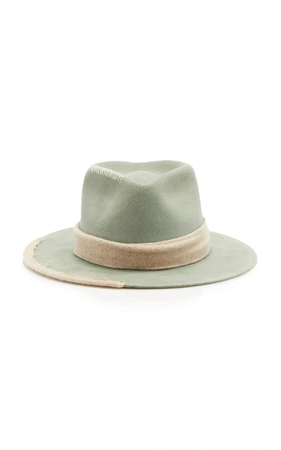 Shop Nick Fouquet Verbon A De La Falaise Beaver Felt Hat In Green