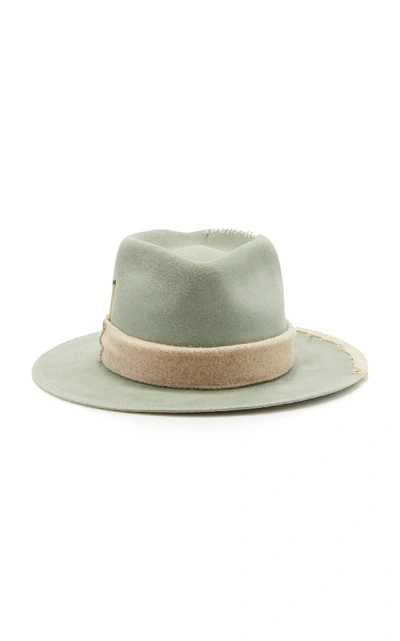 Shop Nick Fouquet Verbon A De La Falaise Beaver Felt Hat In Green