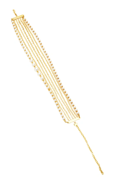 Shop Gigi & Joux Riri Choker Necklace In Gold