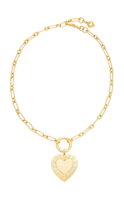 Shop Brinker & Eliza The Best Is Yet To Come 24k Gold-plated Pendant Necklace